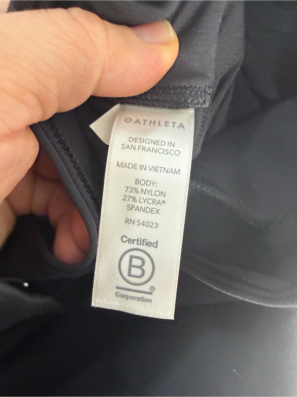 NWT ATHLETA Stellar Cargo Pant Black Stretch Work Travel Pants SZ 8 #511139 - Picture 9 of 13